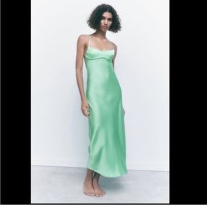 Open back Zara midi dress